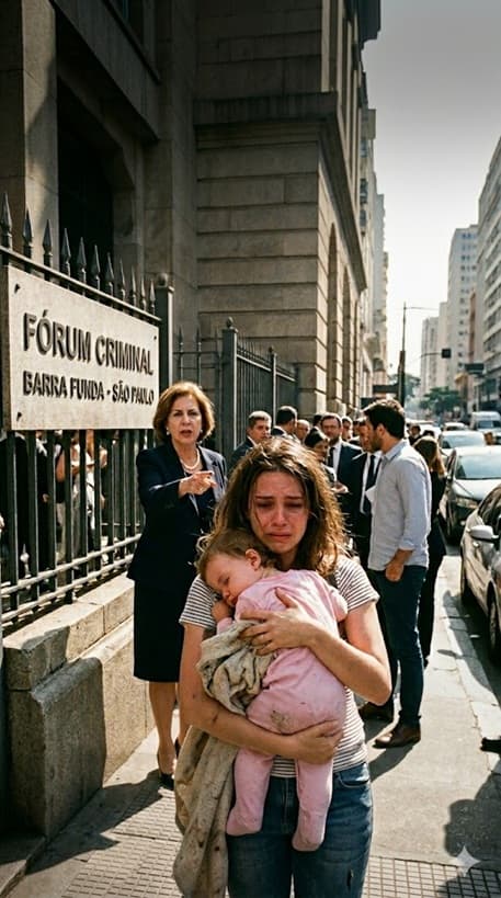Ao sair do tribunal em São Paulo, minha ex-sogra apontou para mim e disse: “A partir de hoje, se você e sua filha viverem ou morrerem, não é problema nosso!” — 10 anos depois, meu ex-marido voltou com 3 bilhões e uma proposta que me fez estremecer