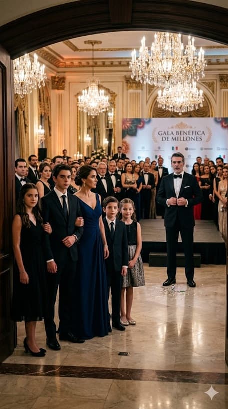 Hace 17 años me dejó porque pensaba que yo era estéril… Anoche entré a su gala millonaria en México con 4 hijos — y cuando los vio, toda la sala quedó en silencio…