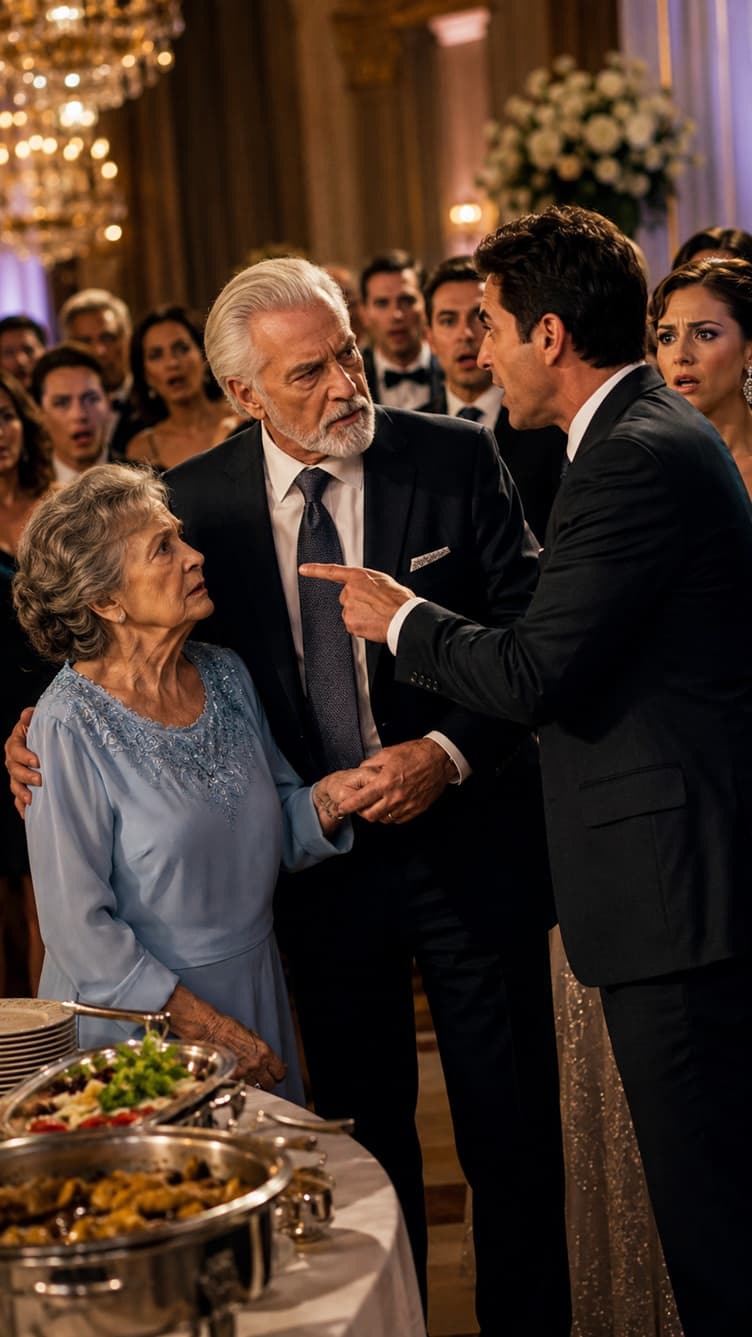NO CASAMENTO LUXUOSO DO MEU NETO EM SÃO PAULO, MEU PRÓPRIO FILHO ME HUMILHOU NA FRENTE DE MAIS DE 200 CONVIDADOS E ORDENOU AO GARÇOM: ‘NÃO SIRVA ESSA MULHER — ELA NÃO É DA FAMÍLIA, SÓ VEIO AQUI PARA COMER DE GRAÇA