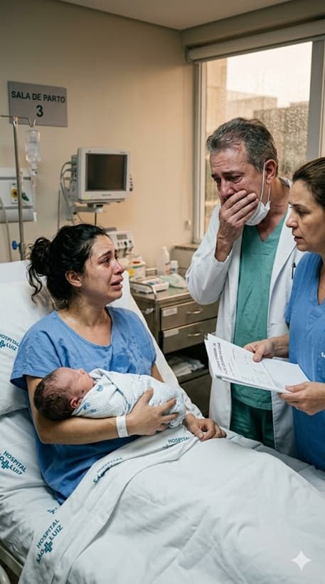 🔥 “Esse bebê… não pode ser…” — o médico começou a tremer ao vê-lo e caiu em lágrimas. Mas a verdade por trás disso deixou toda a sala em choque.
