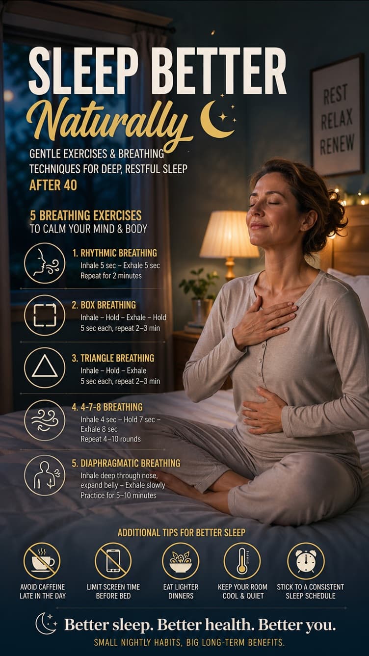 Insomnia does more than leave you feeling tired—it can affect memory, reduce focus, increase stress, and even speed up the aging process. For middle-aged adults, quality sleep becomes even more essential for maintaining heart health, mental clarity, and daily energy.