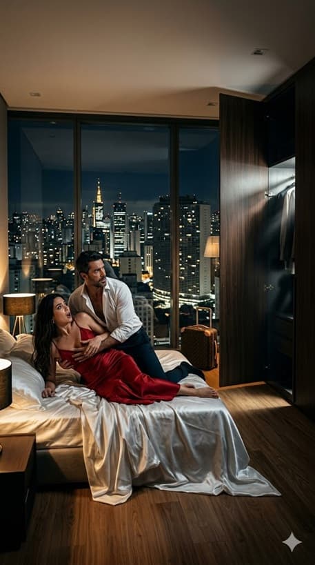 Após 21 dias em uma viagem de negócios no Rio de Janeiro, ao voltar para minha cobertura luxuosa em São Paulo, puxei imediatamente minha bela esposa para a cama para compensar as noites de distância… mas