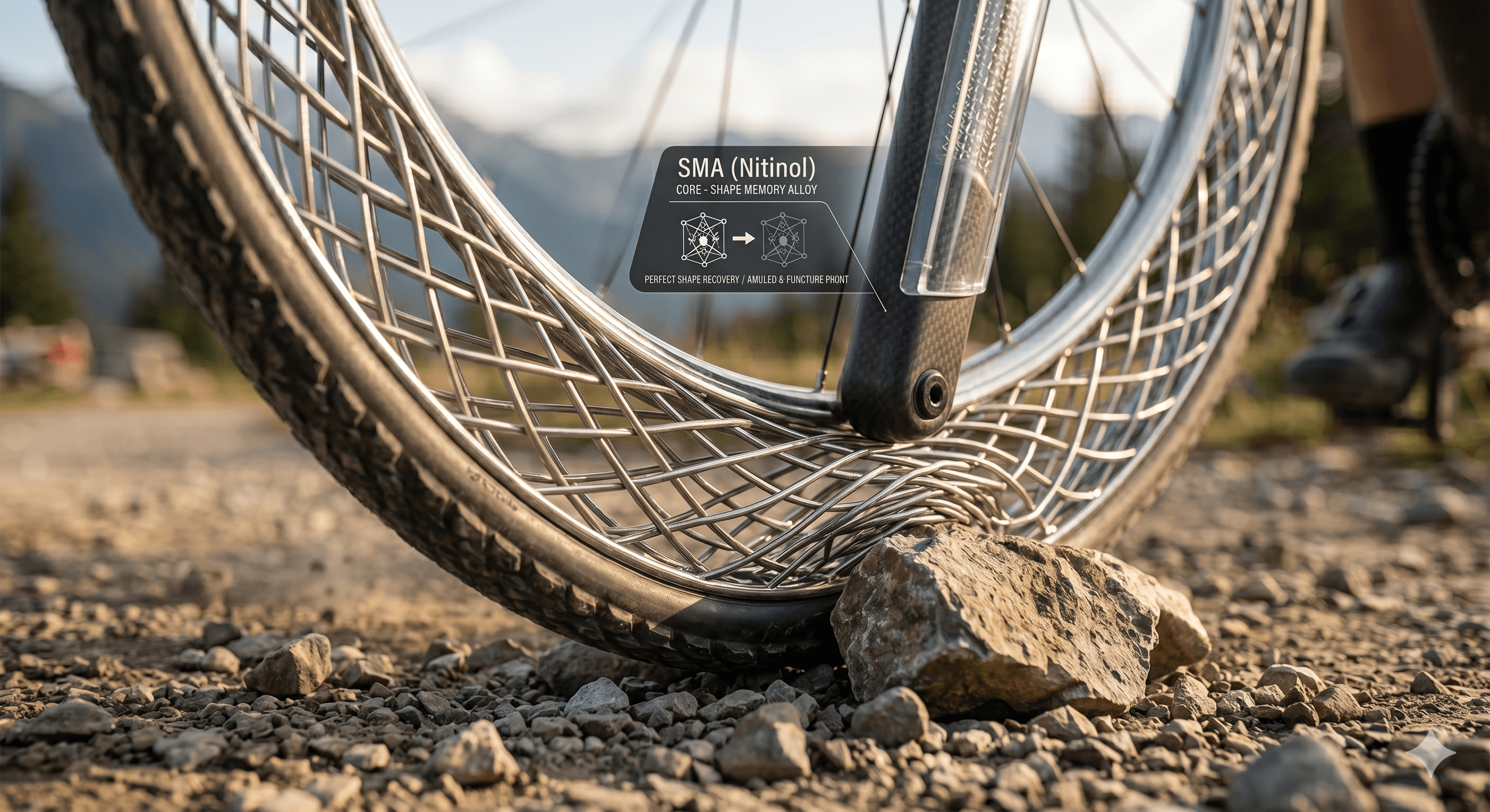 A U.S. startup is bringing technology originally developed by NASA for Mars rovers down to Earth—applying it to bicycle tires to dramatically improve durability and performance.